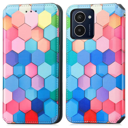 CASENEO 001 Series for HMD Pulse Pro Case RFID Blocking Wallet Leather Cover Pattern Print