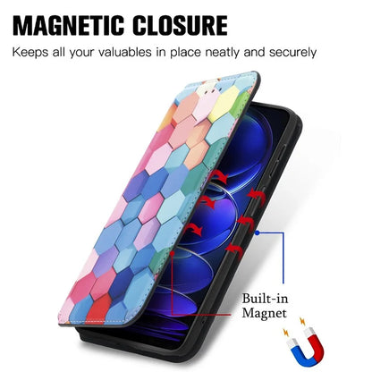 CASENEO 001 Series for HMD Pulse Pro Case RFID Blocking Wallet Leather Cover Pattern Print