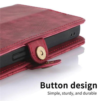 For HMD Pulse Pro Case Zipper Wallet Geometry Lines Leather Phone Cover