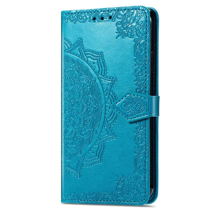 For HMD Pulse Pro Case Mandala Embossed Design Leather Wallet Phone Cover