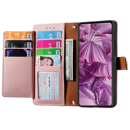For HMD Pulse Pro Case RFID Blocking Zipper Pocket Leather Wallet Phone Cover
