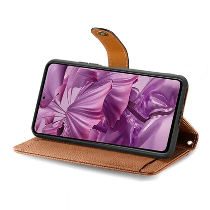 For HMD Pulse Pro Case RFID Blocking Zipper Pocket Leather Wallet Phone Cover