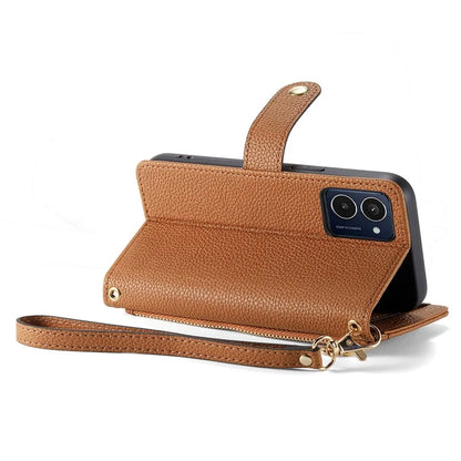 For HMD Pulse Pro Case RFID Blocking Zipper Pocket Leather Wallet Phone Cover