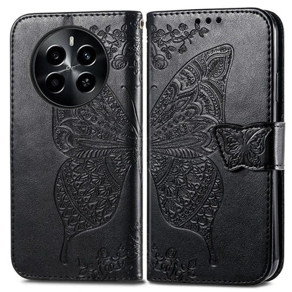 For Realme 13 4G Case PU Leather Wallet Phone Cover Butterfly Pattern