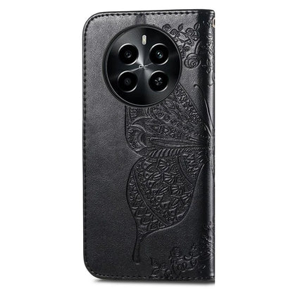For Realme 13 4G Case PU Leather Wallet Phone Cover Butterfly Pattern