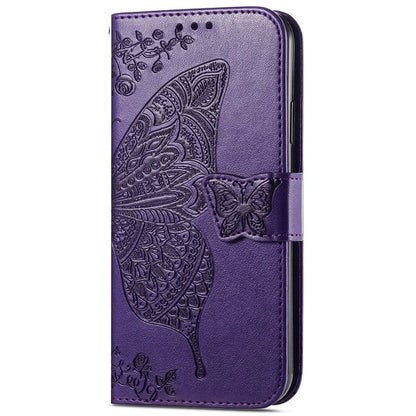 For Realme 13 4G Case PU Leather Wallet Phone Cover Butterfly Pattern