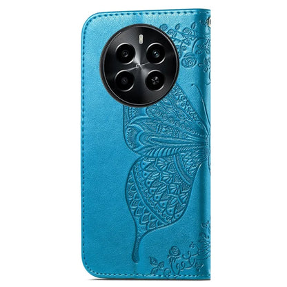 For Realme 13 4G Case PU Leather Wallet Phone Cover Butterfly Pattern