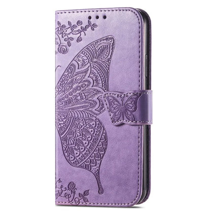 For Realme 13 4G Case PU Leather Wallet Phone Cover Butterfly Pattern