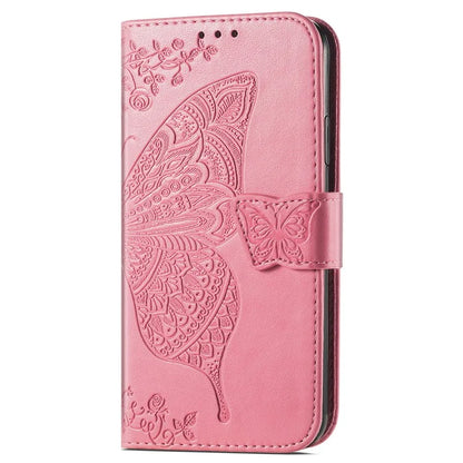 For Realme 13 4G Case PU Leather Wallet Phone Cover Butterfly Pattern
