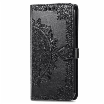For Realme 13 4G Case Mandala Embossed Design Leather Wallet Phone Cover