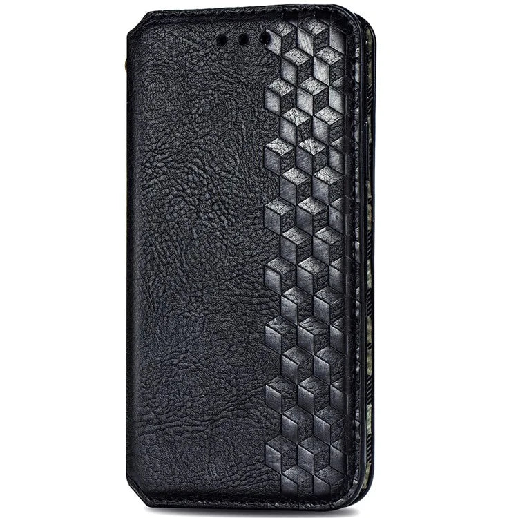 For Xiaomi 14T Pro Case Rhombus Imprint PU Leather Wallet Phone Cover