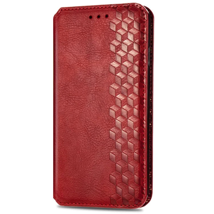For Xiaomi 14T Pro Case Rhombus Imprint PU Leather Wallet Phone Cover
