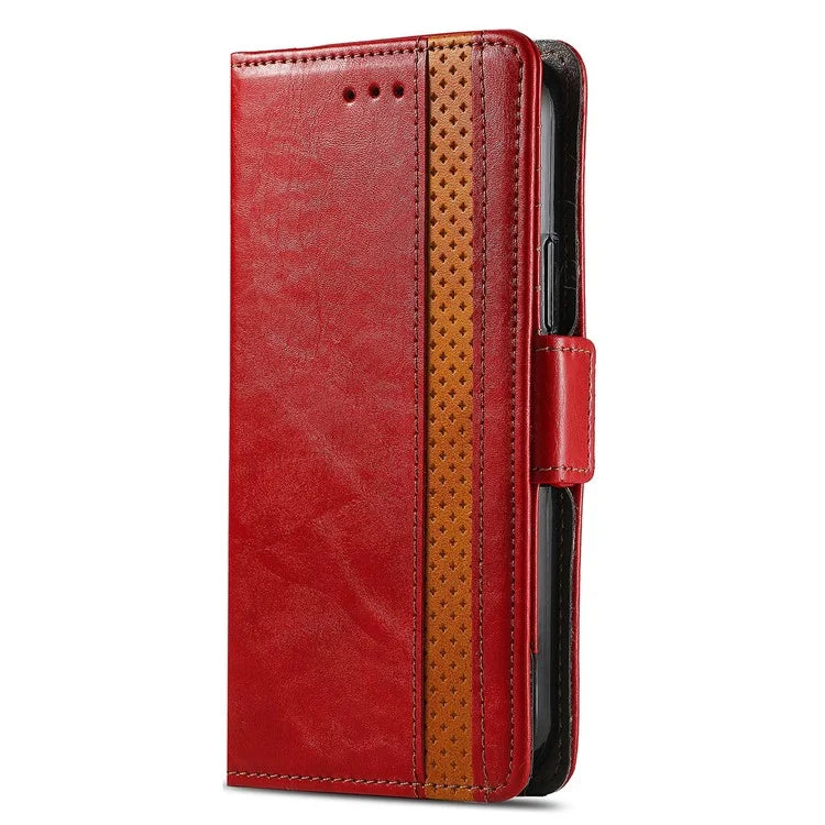 CASENEO 002 Series For Xiaomi 14T Pro Case Stand Wallet Splicing PU Leather Cover