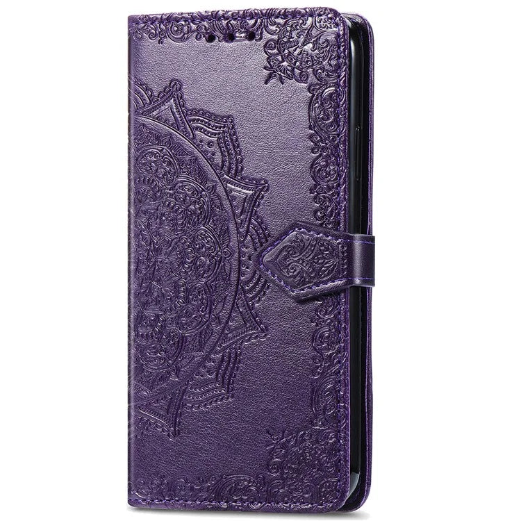 For Xiaomi 14T Pro Case Mandala Embossed Design Leather Wallet Phone Cover
