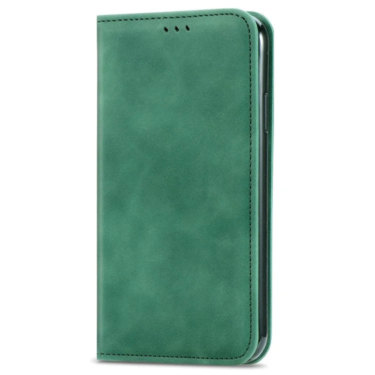 For Xiaomi 14T Pro Case Skin Touch Feeling Leather Wallet Phone Cover Magnetic Absorption