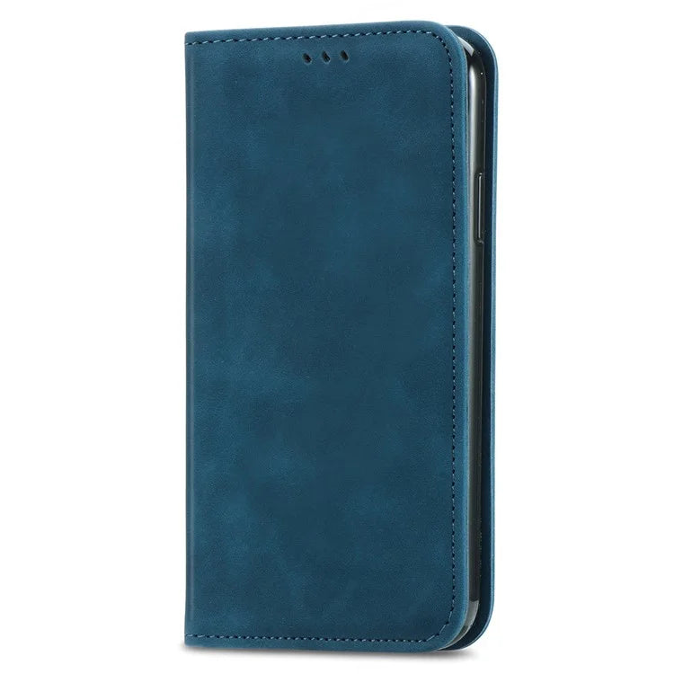 For Xiaomi 14T Pro Case Skin Touch Feeling Leather Wallet Phone Cover Magnetic Absorption