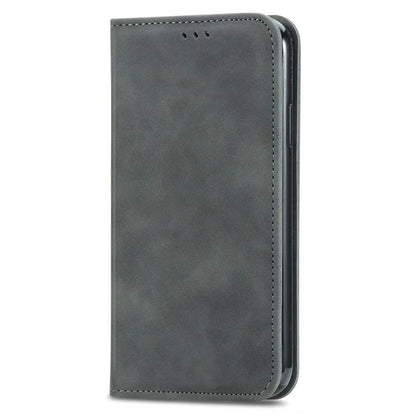 For Xiaomi 14T Pro Case Skin Touch Feeling Leather Wallet Phone Cover Magnetic Absorption