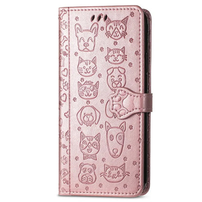 For Xiaomi 14T Pro Case Leather Wallet Flip Phone Cover Cute Cat Dog Pattern