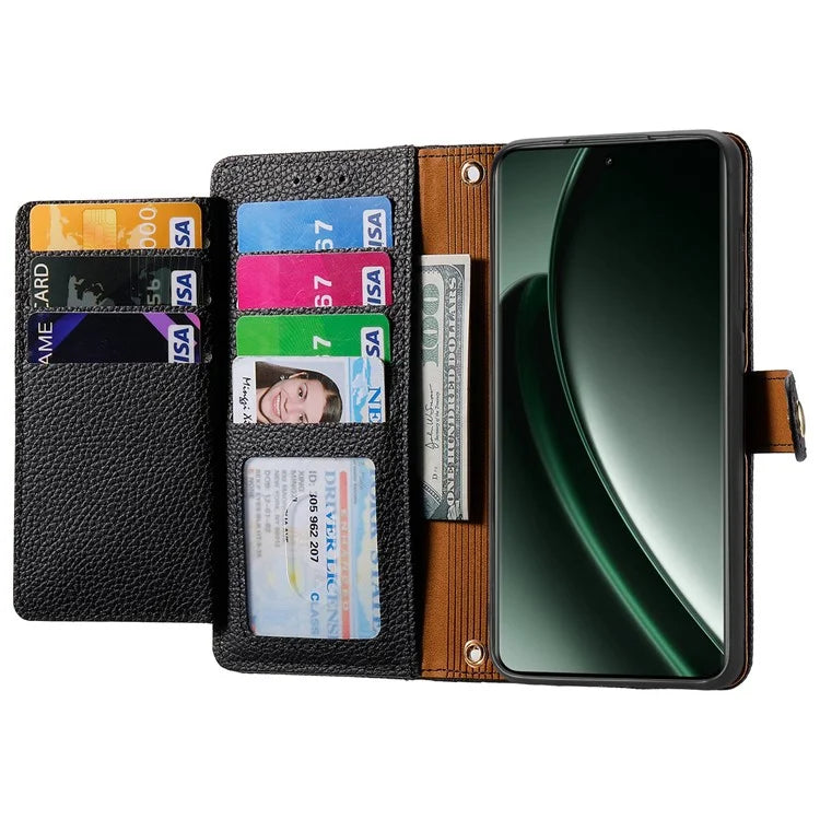 For Xiaomi 14T Pro Case RFID Blocking Zipper Pocket Leather Wallet Phone Cover