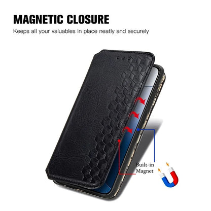 For Xiaomi 14T Case Rhombus Imprint PU Leather Wallet Phone Cover