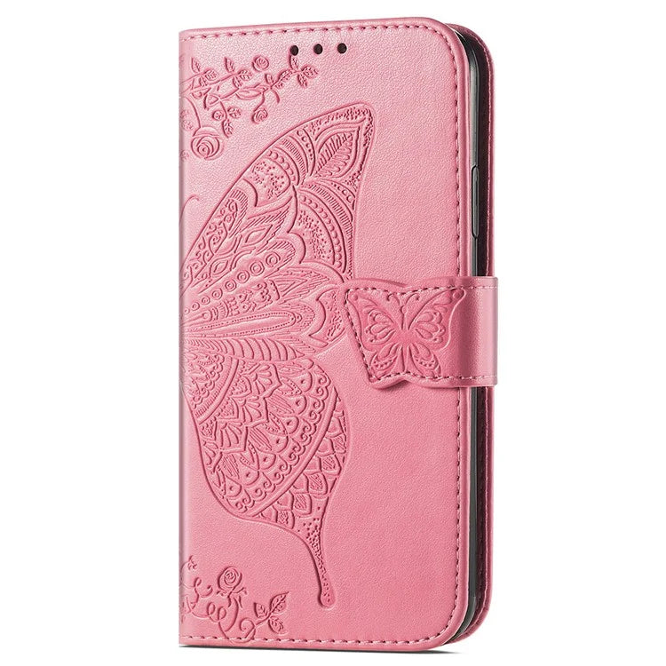 For Xiaomi 14T Case PU Leather Wallet Phone Cover Butterfly Pattern