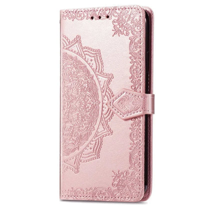 For Xiaomi 14T Case Mandala Embossed Design Leather Wallet Phone Cover
