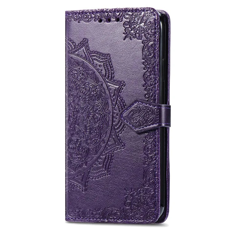 For Xiaomi 14T Case Mandala Embossed Design Leather Wallet Phone Cover