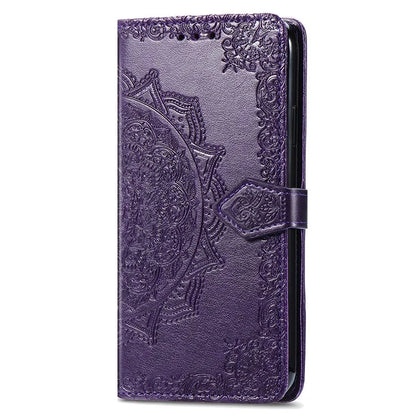 For Xiaomi 14T Case Mandala Embossed Design Leather Wallet Phone Cover