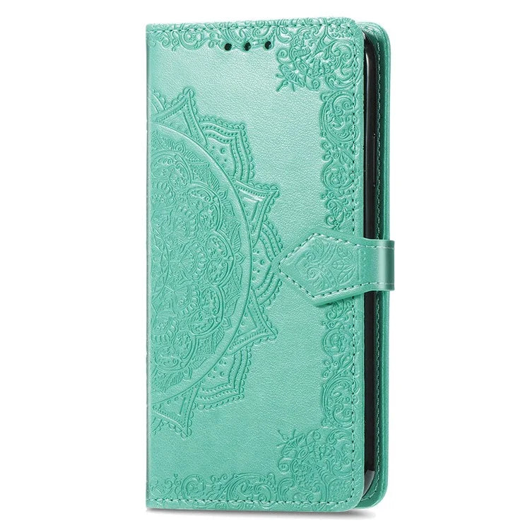 For Xiaomi 14T Case Mandala Embossed Design Leather Wallet Phone Cover