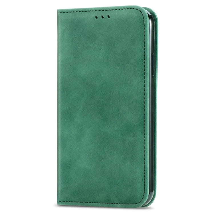For Xiaomi 14T Case Skin Touch Feeling Leather Wallet Phone Cover Magnetic Absorption