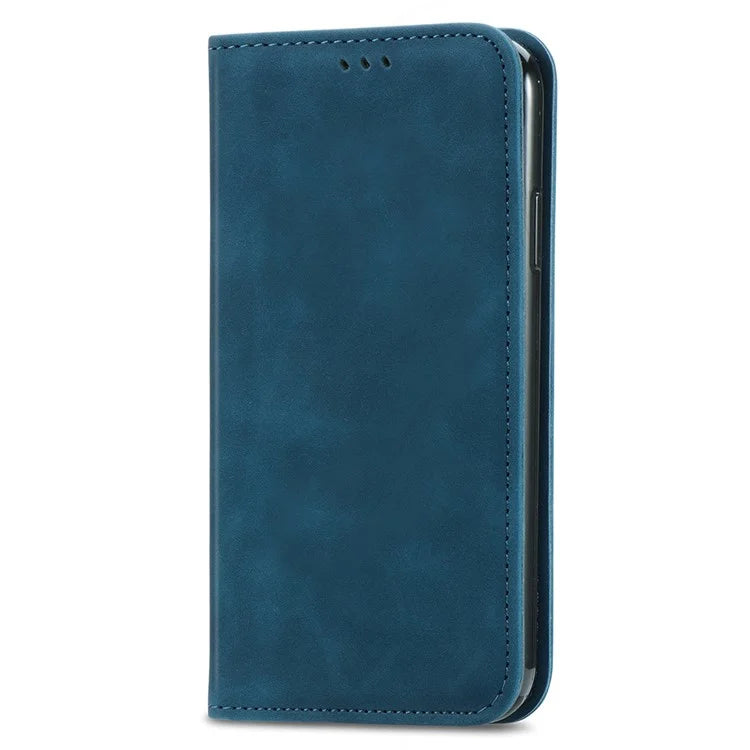 For Xiaomi 14T Case Skin Touch Feeling Leather Wallet Phone Cover Magnetic Absorption