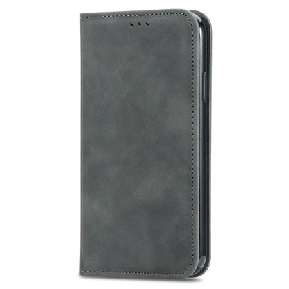 For Xiaomi 14T Case Skin Touch Feeling Leather Wallet Phone Cover Magnetic Absorption