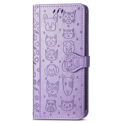 For Xiaomi 14T Case Leather Wallet Flip Phone Cover Cute Cat Dog Pattern
