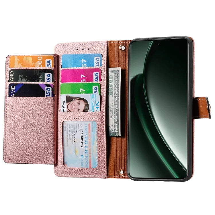 For Xiaomi 14T Case RFID Blocking Zipper Pocket Leather Wallet Phone Cover
