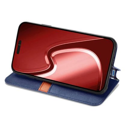 For iPhone 16 Pro Max Case Rhombus Imprint PU Leather Wallet Phone Cover