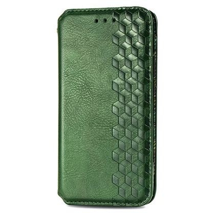 For iPhone 16 Case Rhombus Imprint PU Leather Wallet Phone Cover