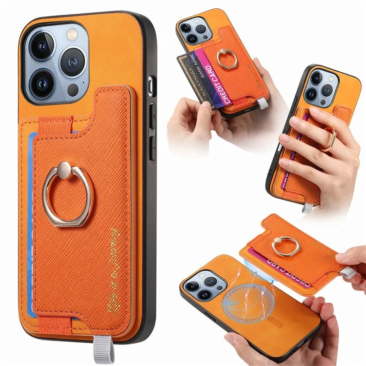 B5 For iPhone 16 Pro Max Case 2-in-1 Magnetic Detachable Card Holder Leather+TPU Phone Cover