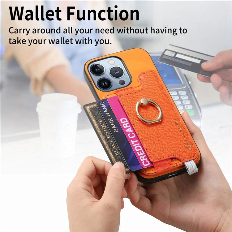 B5 For iPhone 16 Pro Max Case 2-in-1 Magnetic Detachable Card Holder Leather+TPU Phone Cover
