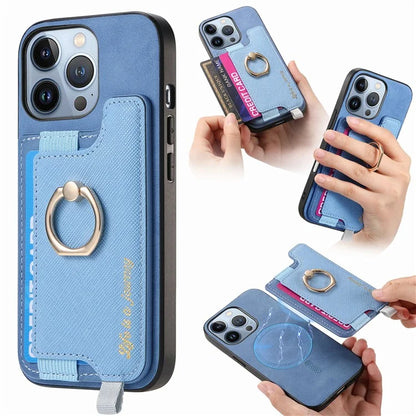 B5 For iPhone 16 Pro Max Case 2-in-1 Magnetic Detachable Card Holder Leather+TPU Phone Cover