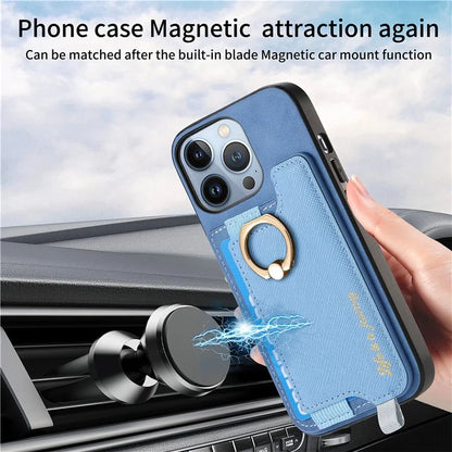 B5 For iPhone 16 Pro Max Case 2-in-1 Magnetic Detachable Card Holder Leather+TPU Phone Cover