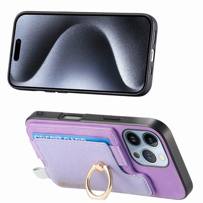 B5 For iPhone 16 Pro Max Case 2-in-1 Magnetic Detachable Card Holder Leather+TPU Phone Cover