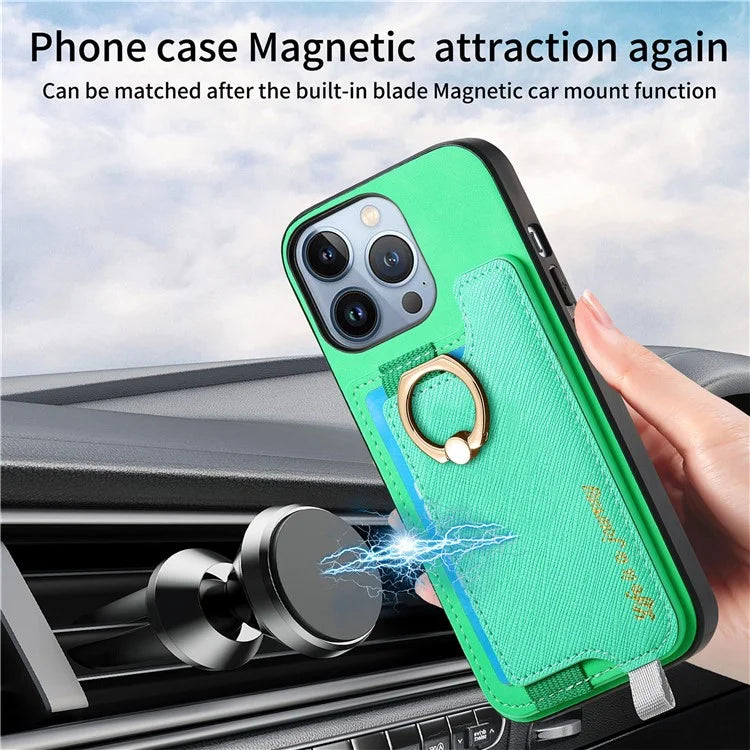 B5 For iPhone 16 Pro Max Case 2-in-1 Magnetic Detachable Card Holder Leather+TPU Phone Cover