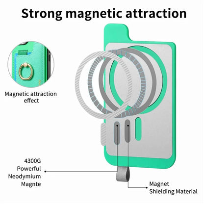B5 For iPhone 16 Pro Max Case 2-in-1 Magnetic Detachable Card Holder Leather+TPU Phone Cover