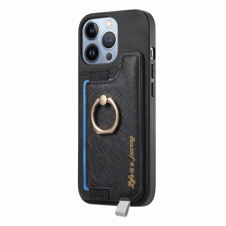B5 For iPhone 16 Pro Max Case 2-in-1 Magnetic Detachable Card Holder Leather+TPU Phone Cover