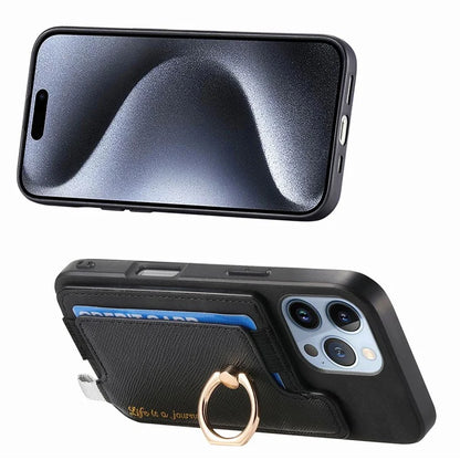 B5 For iPhone 16 Pro Max Case 2-in-1 Magnetic Detachable Card Holder Leather+TPU Phone Cover