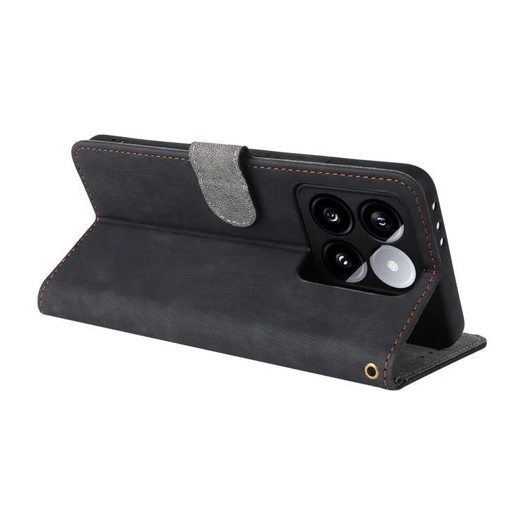 For Xiaomi 14T Wallet Case RFID Blocking PU Leather Cover Stand View