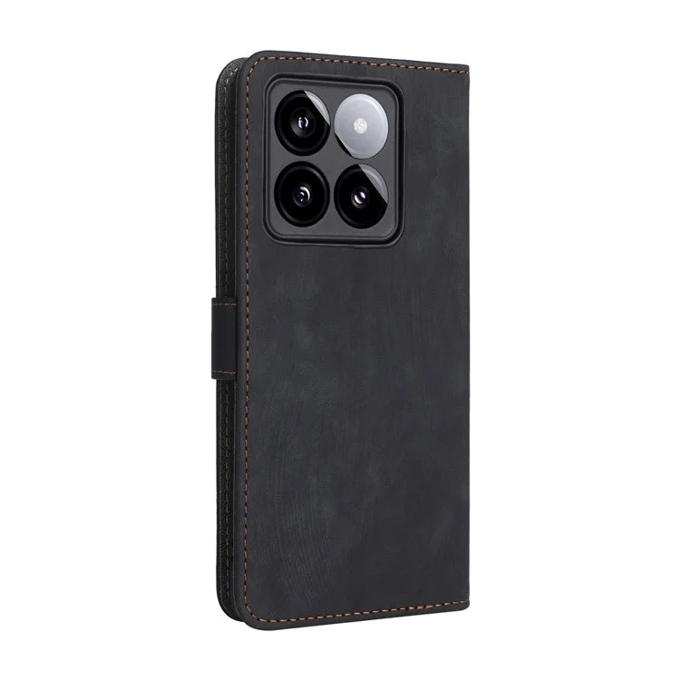 For Xiaomi 14T Wallet Case RFID Blocking PU Leather Cover Stand View