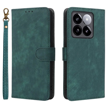 For Xiaomi 14T Wallet Case RFID Blocking PU Leather Cover Stand View