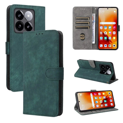 For Xiaomi 14T Wallet Case RFID Blocking PU Leather Cover Stand View