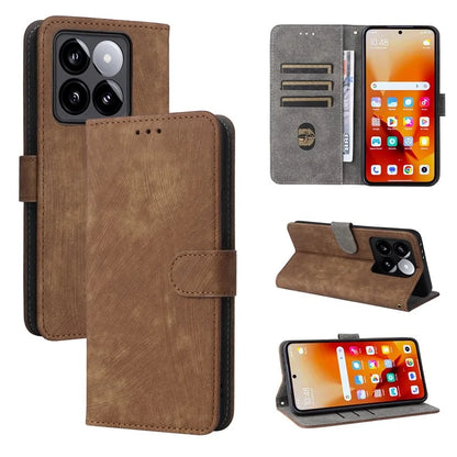 For Xiaomi 14T Wallet Case RFID Blocking PU Leather Cover Stand View